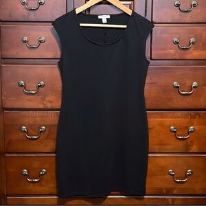 Nine West Classic Little Black Dress W/Capped Sleeves EUC
